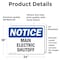 Signmission Main Electric Shutoff, 24 in W x Rectangle, Vinyl Decal OS-2PACK-NS-D-1824-L-14078 - alternate 6